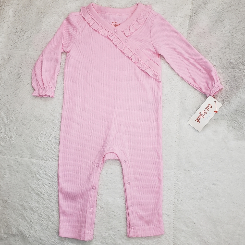 Baby Girls Pink Romper 6-9 Months NWT